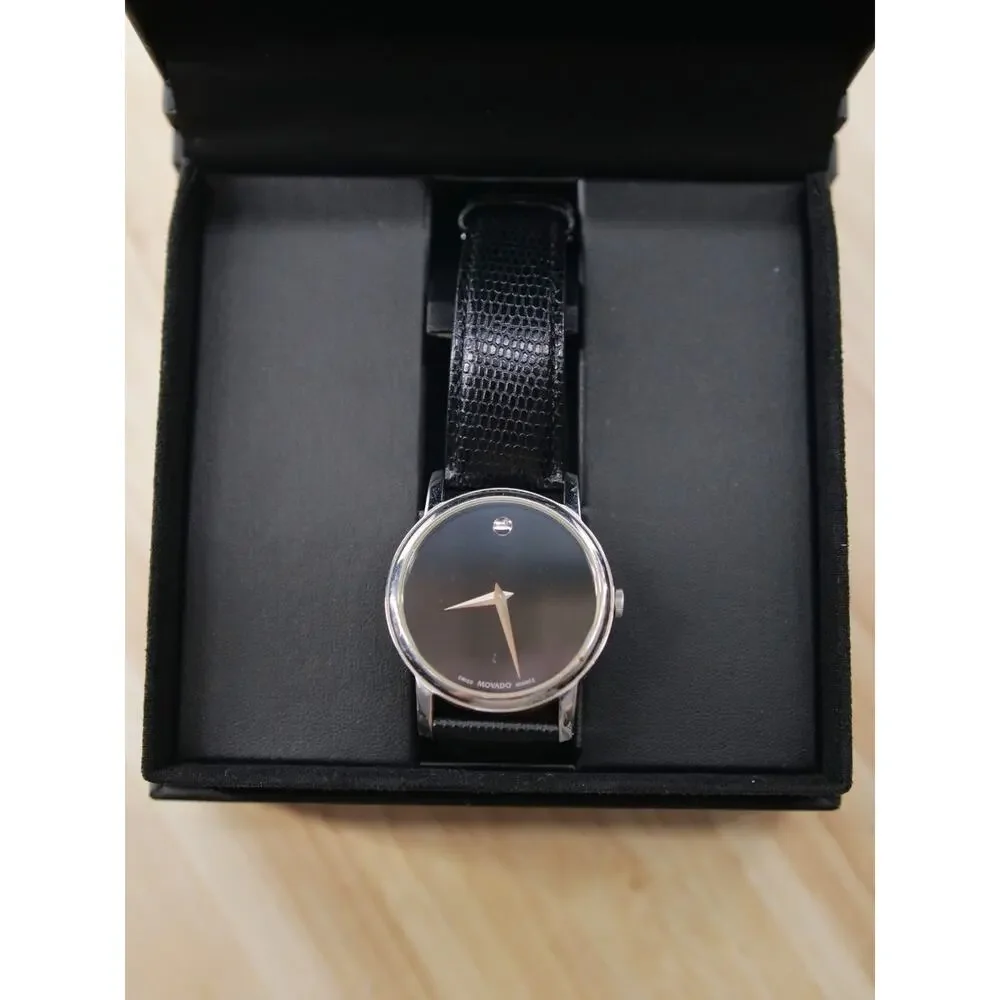 Movado Swiss Museum Black Men's Watch